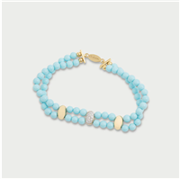 Bracciale Rue des Mille Donna ECLISSI GEN 2025 in Argento Turchese BRZ-029 M1 T AU